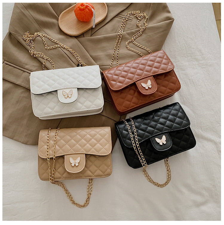 Fashion Messenger One-shoulder Diamond Small Square Bag display picture 14