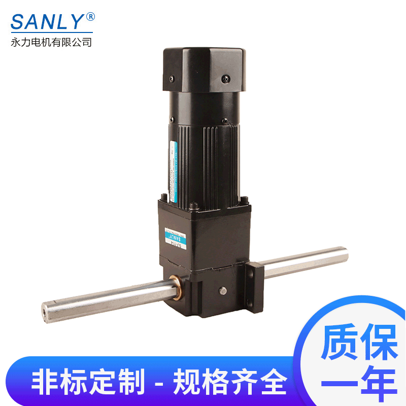厂家SANLY永力40-120W排杆阻尼齿轮减速刹车直线电机升降马达批发