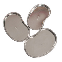 防碘伏304不鏽鋼腰子盤 牙科消毒托盤腎形手術器械彎盤膿盤紋繡盤