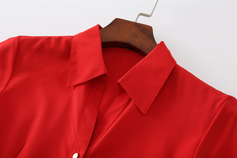 Chemisier en Coton extensible - Ref 3429454 Image 8