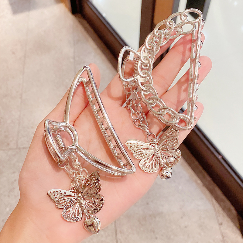 Butterfly Metal Geometric Hollow Hair Clip display picture 10