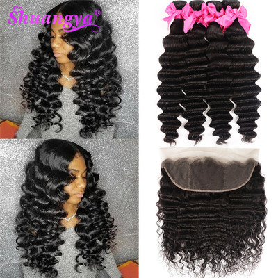 许昌工厂真人发块亚马迅热销 deep wave human hair发帘跨境直销