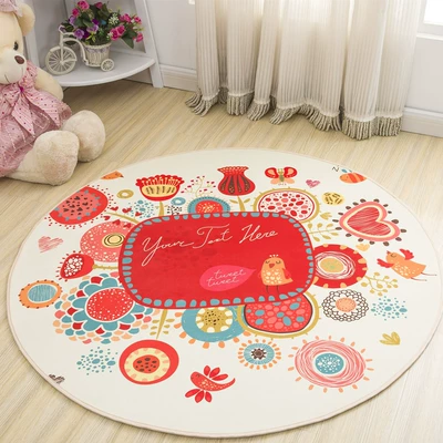 room coffee table round carpet, Avtomobil döşəmə paspasları - maroon-ball-80cm-diameter-round