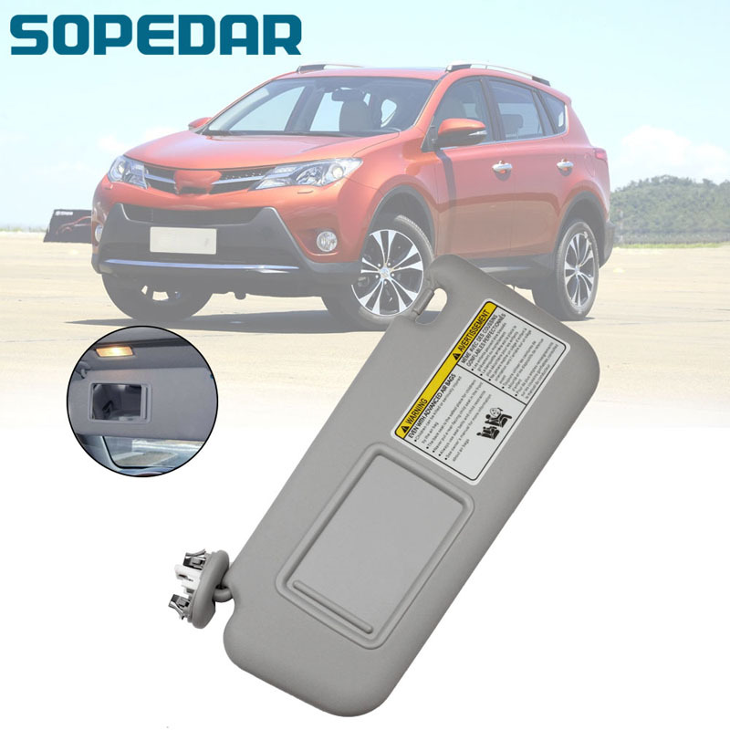 (2개) 아마존 폭발 자동차 태양 바이저 TOYOTA RAV4 06-13 74320-42501-B2