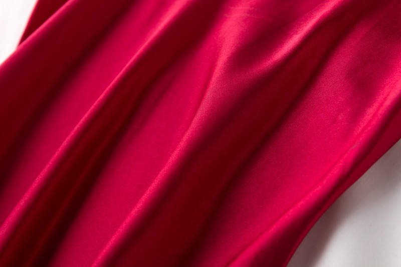 Title 11, Roter Brautjungfern-Bademantel Trägerkleid Haus...