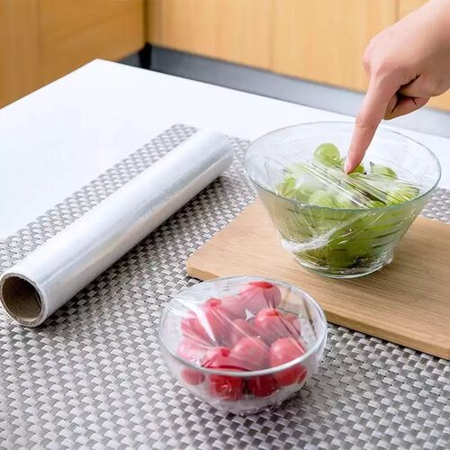 Kangwei Thickened Continuous Roll PE Plastic Food Preservation Film Home Kitchen Refrigerator Disposable Preservation Film
