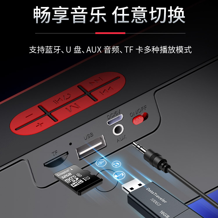 Fabricante nuevo Altavoz Bluetooth mini altavoz inalámbrico portátil pequeño altavoz pequeño subwoofer tarjeta de audio