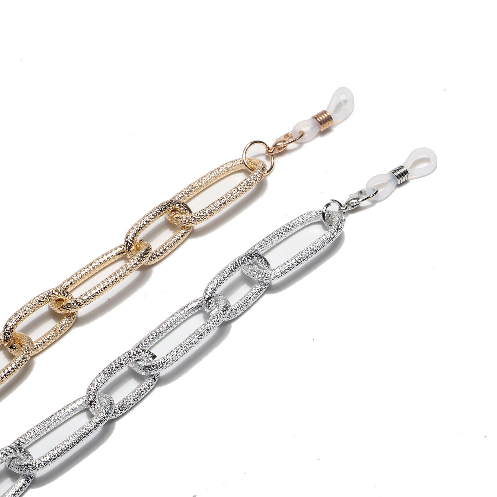 35g Weight Metal Material Gold, Silver Color Fashionable And Simple Color Retention Gold Thick Aluminum Chain Glasses Rope Metal Glasses Chain Wholesale Nihaojewelry 无