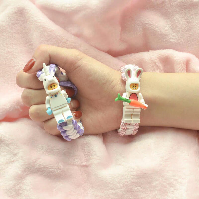Korean-style Cartoon Cute Buz Lightyear Rabbit Bracelet Female Student Simple Couple Girlfriend Lego Bracelet
