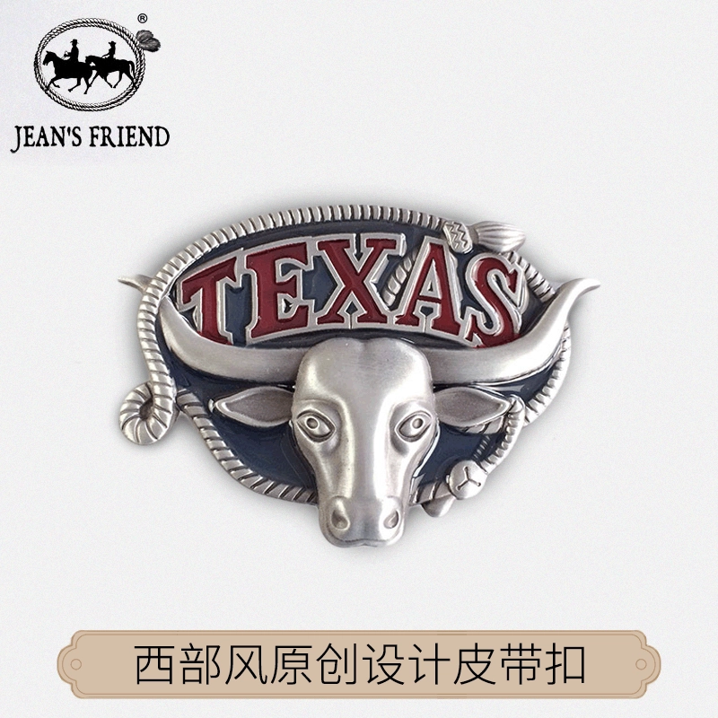 [Haina Crafts] Западный стиль пряжка для ремня "Texas Mavericks"