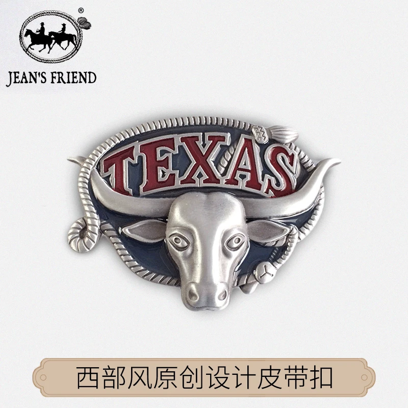 [Haina Crafts] Западный стиль пряжка для ремня "Texas Mavericks"