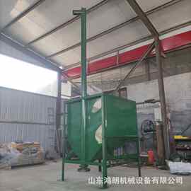 垂直大料斗钢管钢管提升机多规格轻便上料输送机管式移动提升机