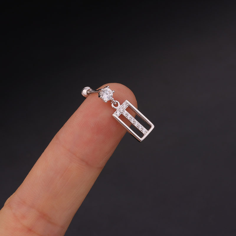 New  Creative  Zircon Earrings Wholesale display picture 4