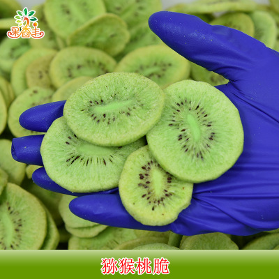 [Guoxiangfeng]Kiwifruit crisp 500 Gram package Hypothermia Fried Fruit Crisp Dried fruit Dried Vegetable and Fruit Hair