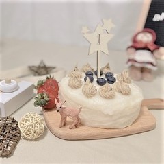 INS Nordic Style Birthday Cake Insert Card Baking Cake Decorative Wooden Cake Picks