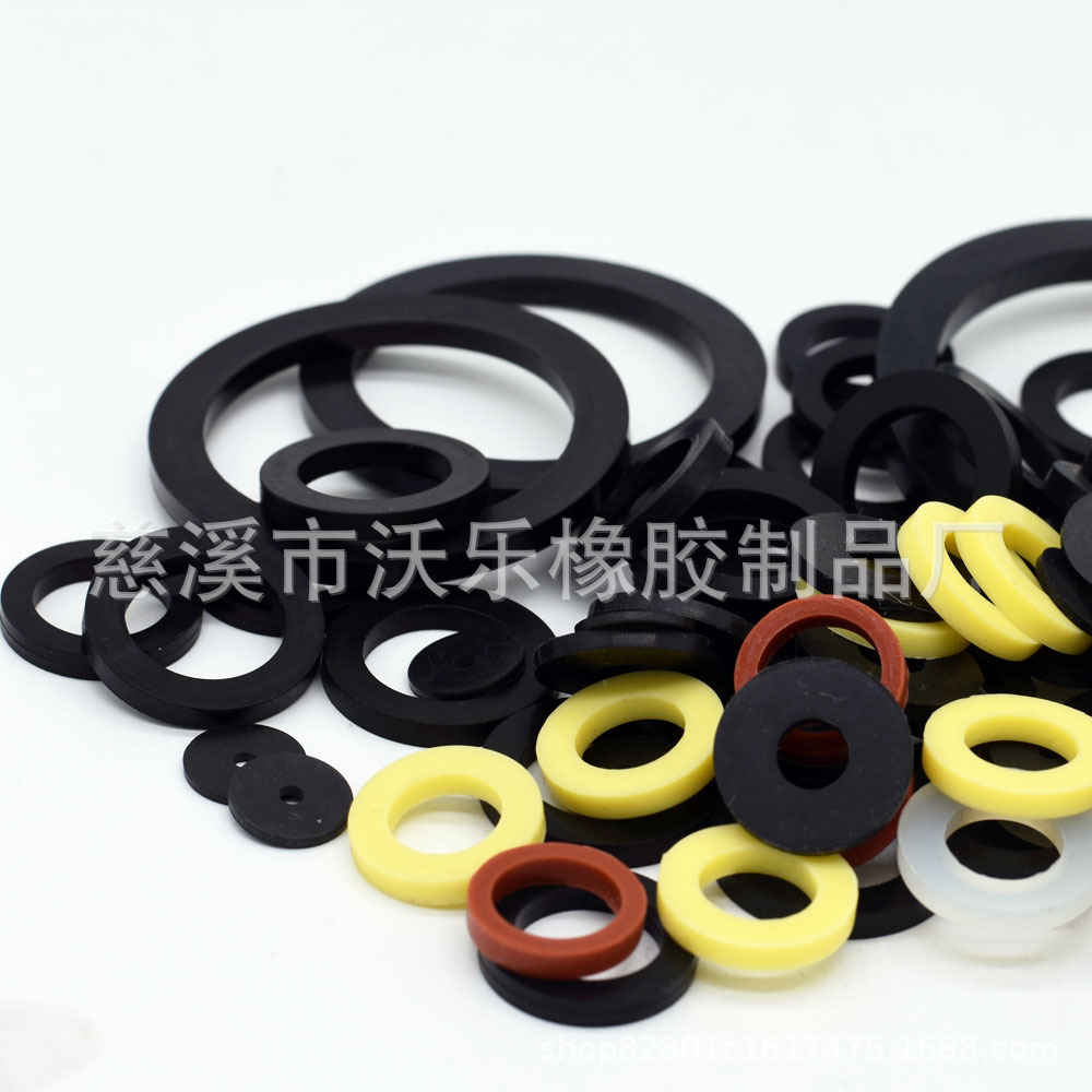 圆形空心硅胶垫片 透明胶圈黑色胶圈 硅胶平垫片 环形硅胶垫片