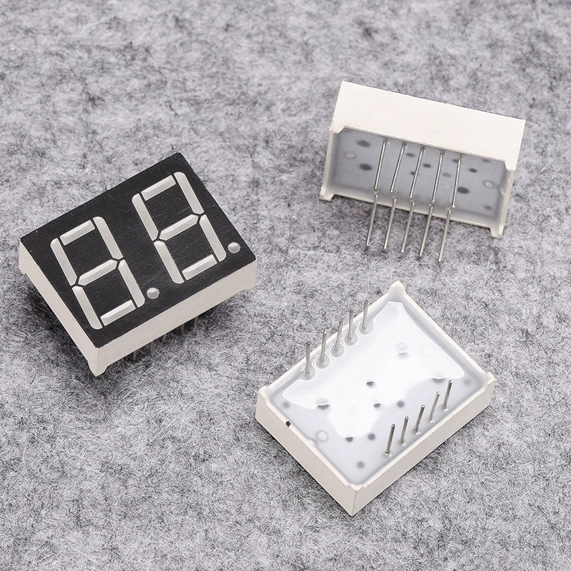 0,56 дюйма 2 бит светодиодная цифровая трубка