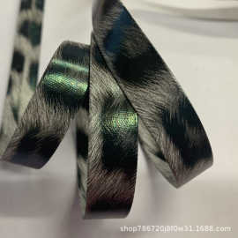 *（腾来）新款现货供应15MM蛇皮亮皮织带服装鞋帽工艺带饰品织带.