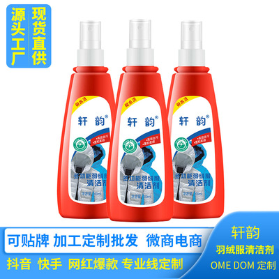 Down Jackets Dry cleaner washing household clean Spray 200ml multi-function clothes Oil pollution Cleaning agent