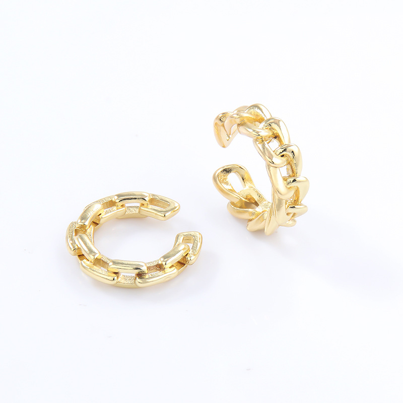 Wholesale Alloy Hollow Geometric Ear Bone Clip Nihaojewelry display picture 7