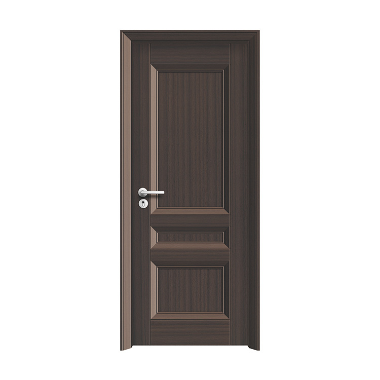 Blanco dormitorio puerta de madera conjunto interior pintura de la habitación puerta de madera maciza simple traje de estilo europeo puerta de madera
