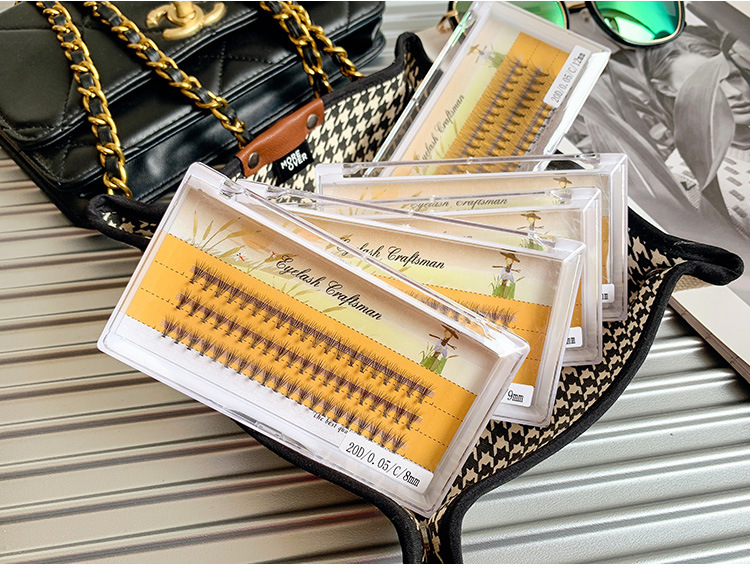 0.05草人20根假睫毛热熔朵毛eyelash单簇种植眼睫毛自然嫁接睫毛详情图14