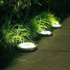 Outdoor waterproof solar-powered lawn lights, landscape courtyard lamps, minimalist floor lamps, and dustproof colored-light underground lights for outdoor gardens.
