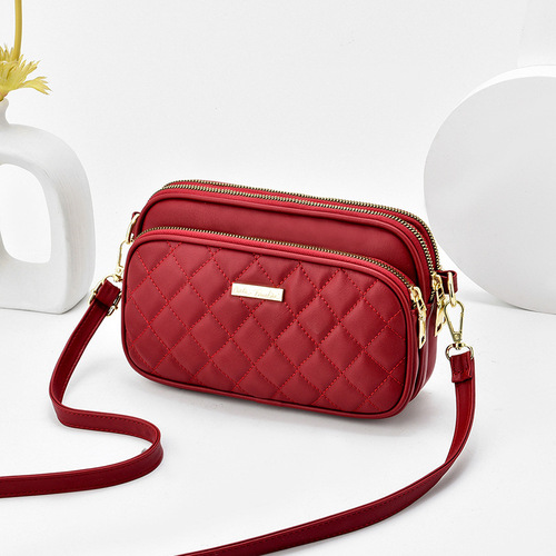 迷你三层小包包女2020新款潮时尚夏天单肩斜挎小方包软皮女包