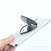 心形镜子支架 创意爱心手机背贴支架 礼品定制化妆镜子 logo定制