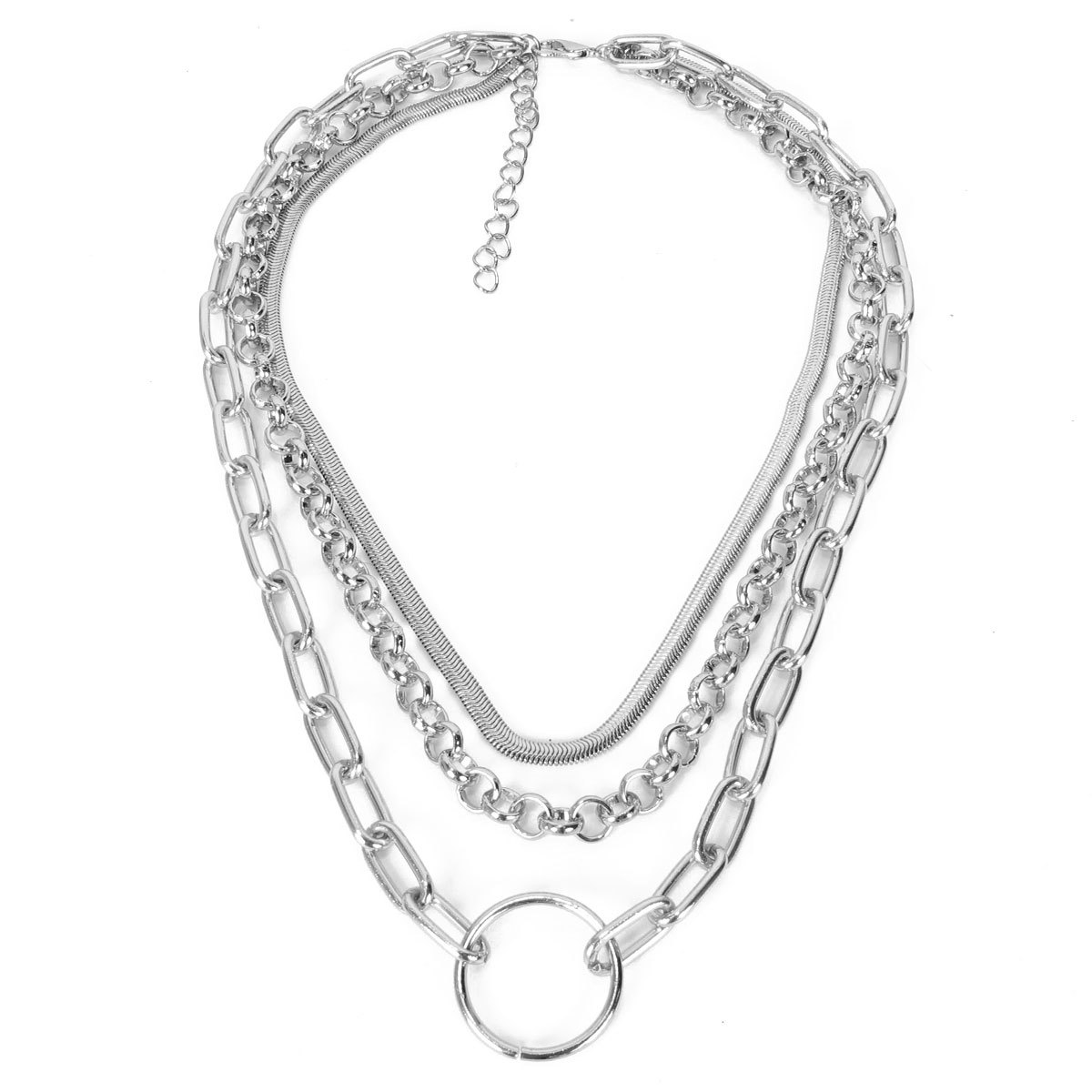 Personal Isierte Halskette Weibliche Europäische Und Amerikanische Mode Beliebte Einfache Mehr Schicht Ige Halskette Schmuck Kette Necklace 13970 display picture 9