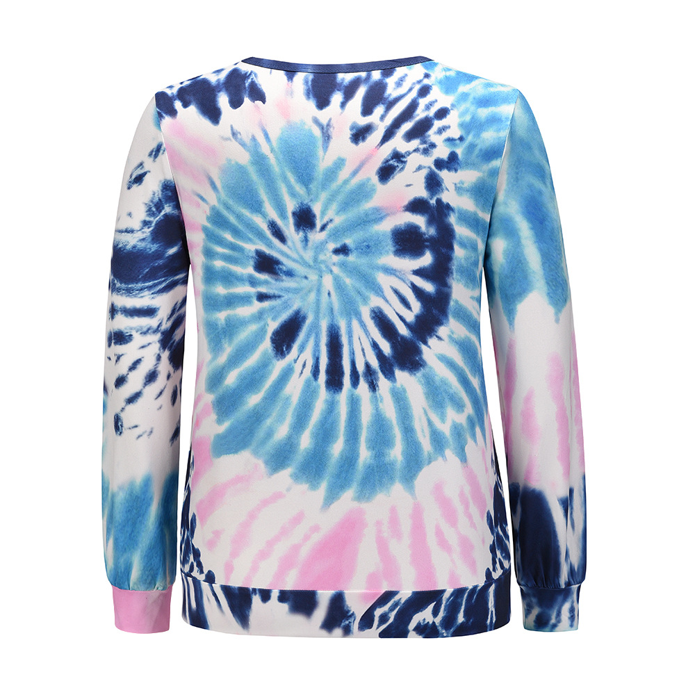 Nihaostyle Clothing Wholesale Tie-dye long-sleeved sweatershirt NSHYG66730