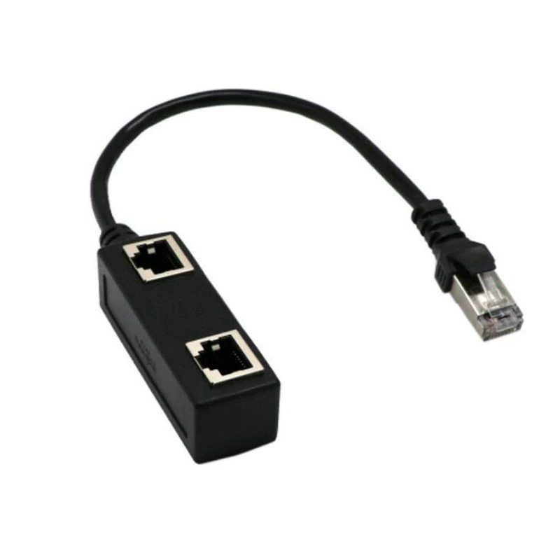Удлинительная линия RJ45 одна точка два сетевой кабель соединение кабель подключение один мужской 2 родительская сеть кабеля