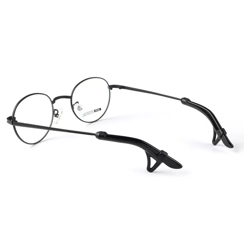 新款开槽脚套眼镜脚防滑套硅胶眼睛配件框架太阳镜圆针金属架镜腿