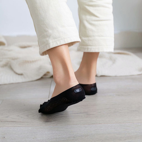 Spring and summer velvet five-toe socks, solid color, breathable, thin, fashionable, shallow mesh women's socks, split-toe five-toe socks