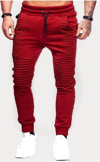 Men's Clothing Wish Men's Casual Autumn and Winter Design Personalized Men's Trousers Hip Hop Striped Fitness Pants_senzul.com