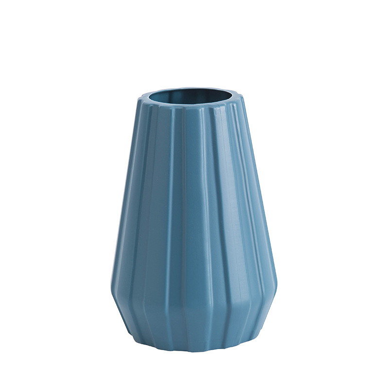 Plastic vase Flower Insert Container Uncompressing Creative Straight…