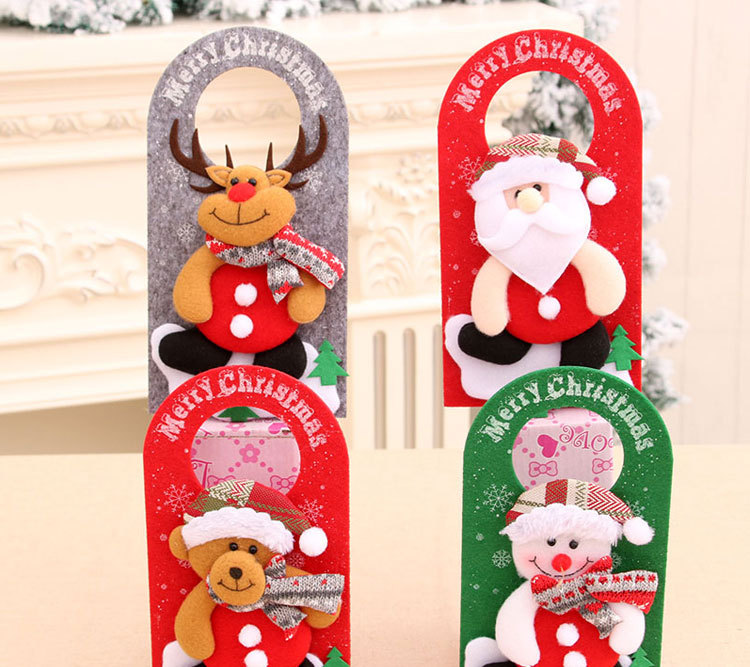 New Christmas Ornaments Non-woven Cartoon Christmas Pendant Decoration display picture 1