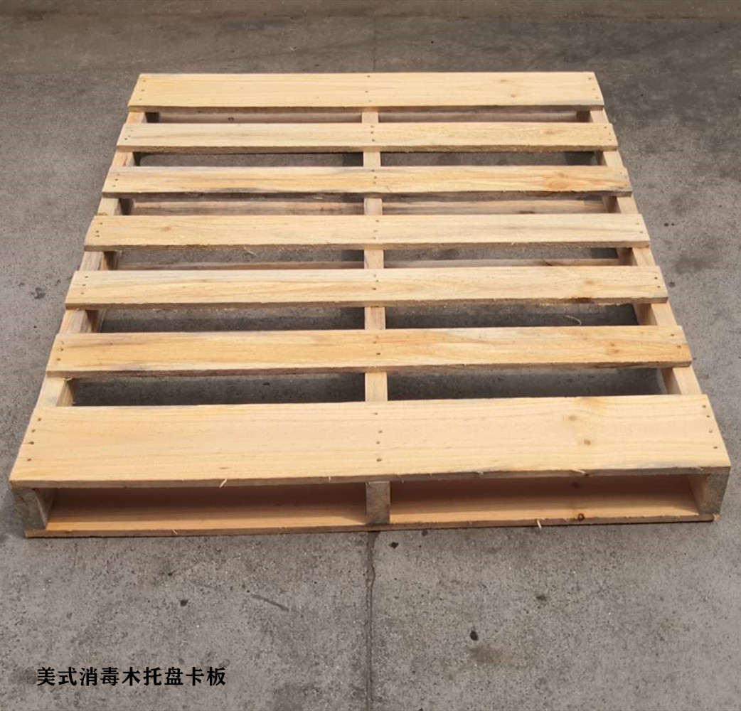 Produce sale Wooden Pallet Tray Customized port Pier Freight Tray Font Forklift Card board