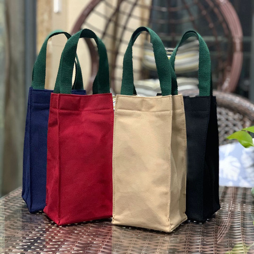 New canvas water cup bag, thermos cup bag, stew beaker protective cover