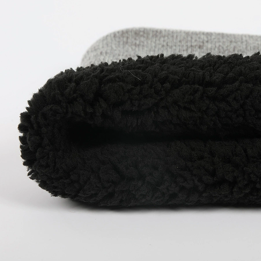 Men's winter knitted fashionable keep warm fleece scarf, increased thickness