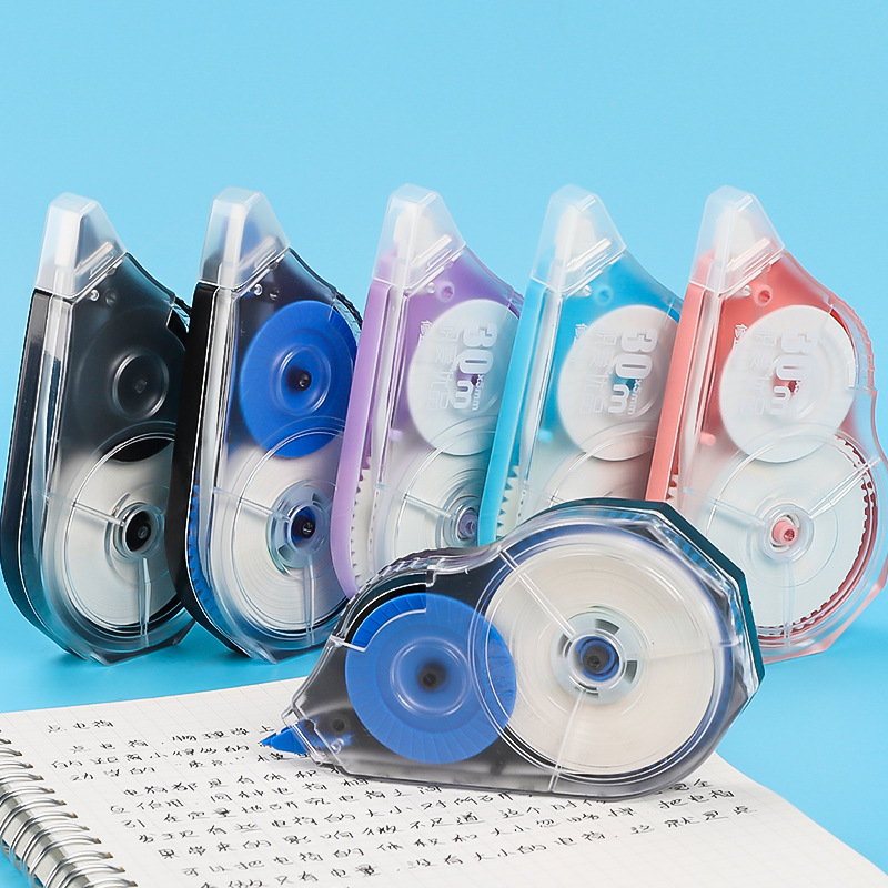 300米简约修正带不断带大容量涂改带学生涂改带小清新创意改字带|ru