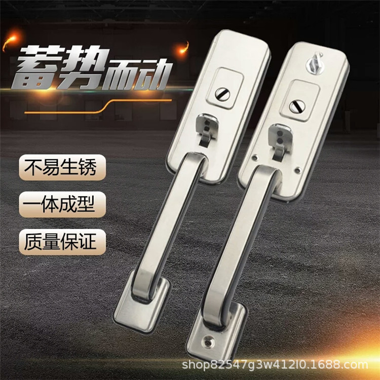 Old-fashioned Wanjia prensa antirrobo manija de la puerta doble cerradura de la puerta activa doble abierto único mango grande viejo mango grande