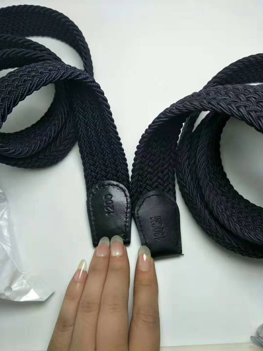 Casual stretch woven men's belt. Tactical Training Elasticated Pin Buckle Inner Belt_voghion.com