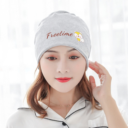 Calf parent-child picture spring and summer confinement hat maternity hat ladies pile hat confinement hat headscarf headband set 62101