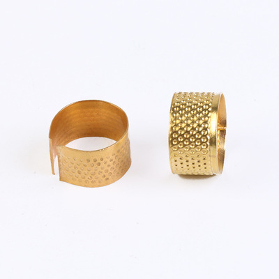 Thin section Gold and silver Thimble Ring Thimble sewing diy Daily gift