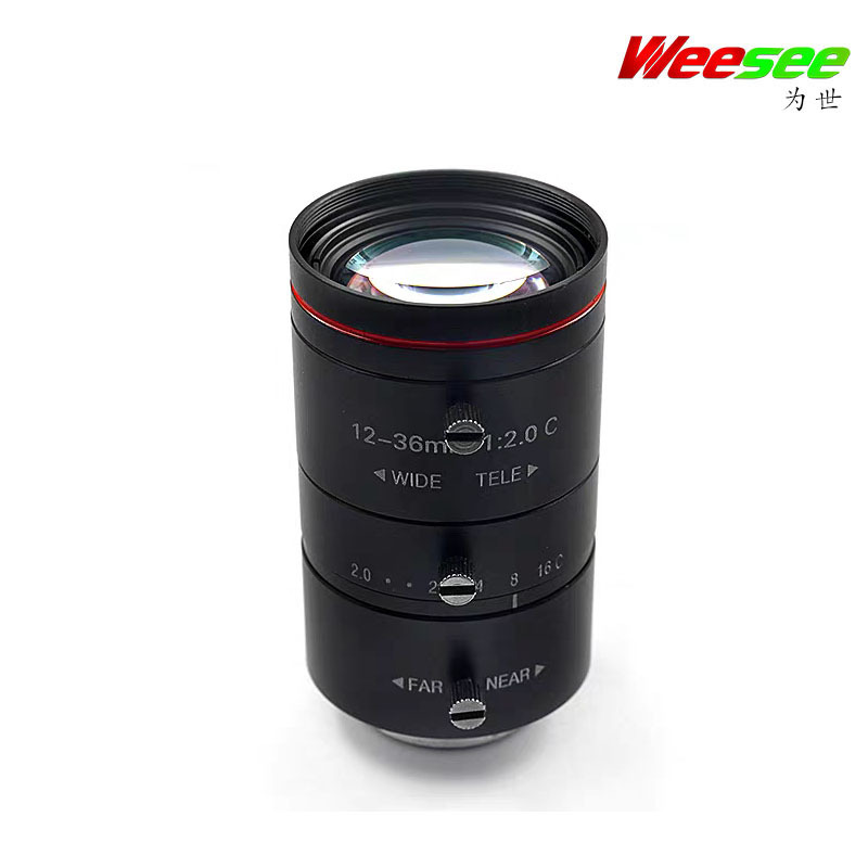 工业镜头 12-36mm 3MP  1/1.8 C接口 工业视觉相机监控镜头