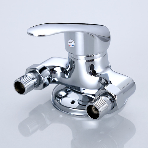 Copper Ming Install Mixed Water Valve Shower Head Set Solar Heater Mixed Tap Surface Mount Shower Head