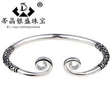 如意紧箍咒手镯悟空传手环泰银复古手镯时尚霸气潮流气质个性简约