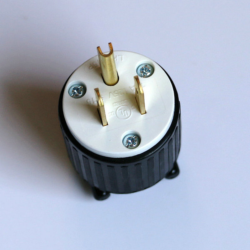 台湾隆光LKEWNEMA美规直式插头LK7515P三相插头CUL 5-15P 15A125V