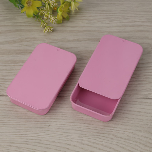 Manufacturer wholesale tin box, solid balm box, tinplate push-pull box, mint box, soap box